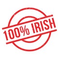 100 percent irish rubber stamp