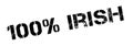 100 percent irish rubber stamp