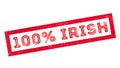 100 percent irish rubber stamp