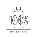 100 percent natural linear icon Royalty Free Stock Photo