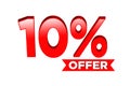 10 Percent off Royalty Free Stock Photo