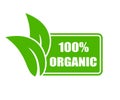 100 percent organic icon Ã¢â¬â vector