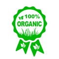 100 percent organic icon Ã¢â¬â vector