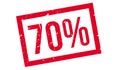 70 percent rubber stamp