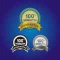 100 percent satisfaction badge