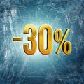 30 Percent Sign