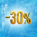 30 Percent Sign