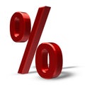 PERCENTAGE Royalty Free Stock Photo