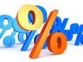 Percentage Royalty Free Stock Photo
