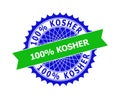 100 percents KOSHER Bicolor Clean Rosette Template for Watermarks