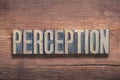 Perception word wood
