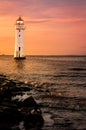 Perch Rock Lighthouse at Sunset