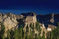 Perched atop the deserted Namgyal Hill, the Leh Palace set in sunset light stands as a testimony of Ladakh`s splendid heritage