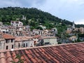 Perched Medieval Village Of Peille Royalty Free Stock Photo