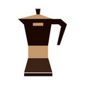 percolator coffee. Vector illustration decorative background design