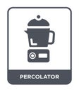 percolator icon in trendy design style. percolator icon isolated on white background. percolator vector icon simple and modern