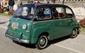 Fiat 600 Multipla, italian vintage car from Fifties considered to be one of the first minivan. Royalty Free Stock Photo