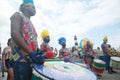 Percussion of the afro block commanches