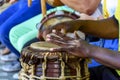 Percussion instrument called atabaque