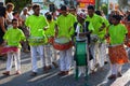 Percussionists during the carnival of Grand Boucan Royalty Free Stock Photo