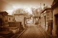 Pere Lachaise cemetery Royalty Free Stock Photo