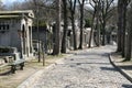 Pere Lachaise cemetery Royalty Free Stock Photo