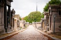 Pere-lachaise cemetery, Paris, Royalty Free Stock Photo