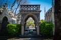 The Pere Lachaise Cemetery in Paris