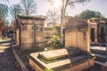 Pere-Lachaise cemetery tombs