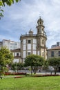 La Peregrina church in Pontevedra, Spain Royalty Free Stock Photo