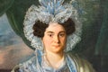 Unknown artist, portrait of Alexandra Ivanovna Temerina. 1840s