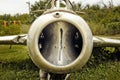 Pereyaslav-Khmelnitsky, Ukraine - August 11, 2019: Old military equipment. Abstract photo. Old plane Royalty Free Stock Photo