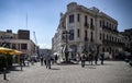 Perez Castellanos Pedestrian Street Montevideo, Uruguay Royalty Free Stock Photo