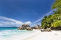 Perfect Anse Patates, La Digue, Seychelles Royalty Free Stock Photo