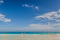 Perfect Beach Day on Camps Bay Beach, South Africa with Big Blue Sky