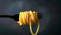 A Perfect Bite of Spaghetti on a Fork Royalty Free Stock Photo