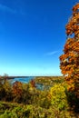 Perfect blue sky and the Niagara river , Niagara Falls, ON, Canada Royalty Free Stock Photo