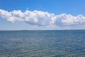 Perfect blue sky and the sea Royalty Free Stock Photo