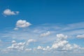 Perfect blue sky white clouds Nature background Royalty Free Stock Photo