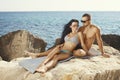 Perfect bodies couple Royalty Free Stock Photo