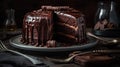 The Perfect Chocolate Cake: Layers of Decadence with Glossy Ganache Topping