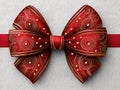a perfect Christmas bow illustration Royalty Free Stock Photo