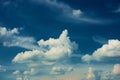 Perfect Cloudy Blue Sky Royalty Free Stock Photo