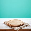 The perfect combination of rustic chic style - our wooden pizza board and napkin