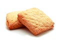 Perfect cookies biscuit pastry isolated on white Royalty Free Stock Photo