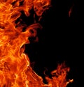 Perfect fire background Royalty Free Stock Photo