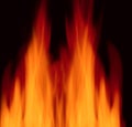 Perfect fire background Royalty Free Stock Photo