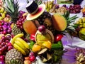 Food carving fruits Royalty Free Stock Photo