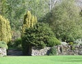 A perfect garden at an English county house