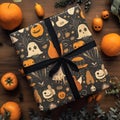 The Perfect Halloween Present: A Closeup of an Adorable, Wrapped